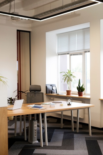 front-view-off-office-desk_23-2149034544