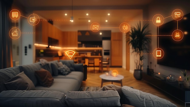 living-room-with-couch-light-hanging-from-ceiling_916191-246252