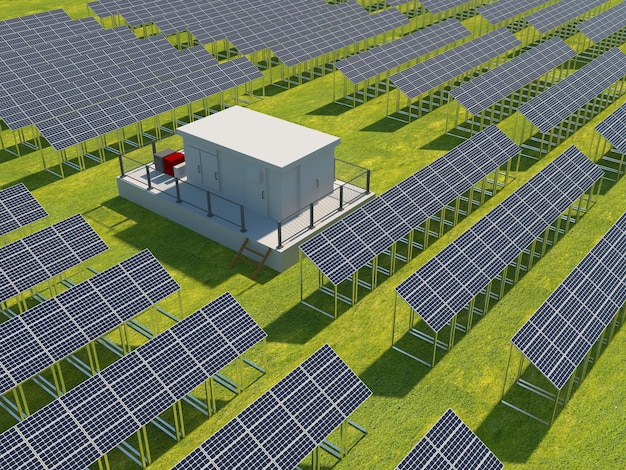 solar-panels-grass-solar-power-plant-solar-power-station-3d-rendering-illustration_581196-58